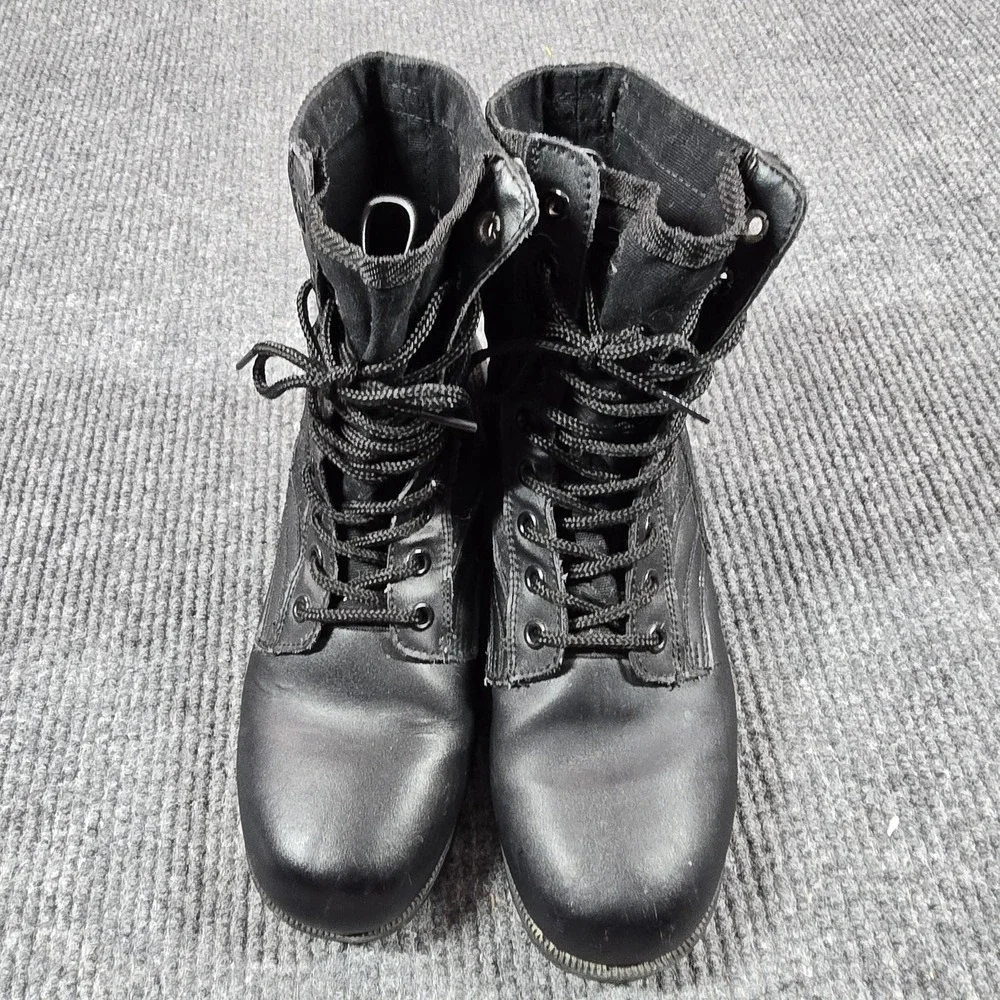 Rothco Boots Mens Size‎ 8 Black Tactical Synthetic Military Lace Up 8R Lug Sole